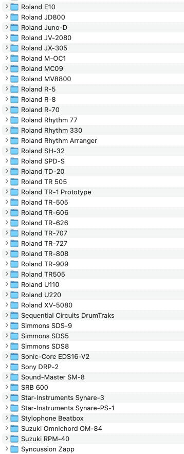 Classic Drum Machines for MPC