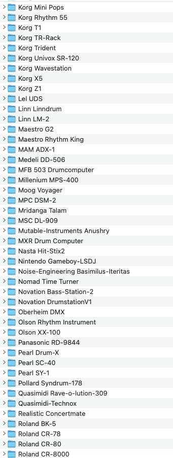 Classic Drum Machines for MPC