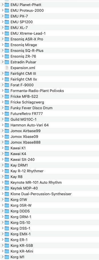 Classic Drum Machines for MPC