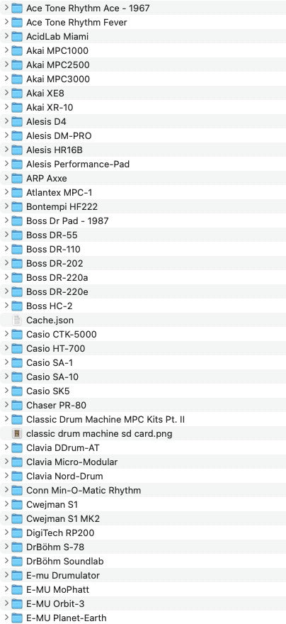 Classic Drum Machines for MPC